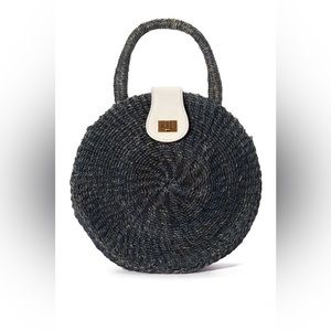 Reformation X Kayu Straw Circle Bag